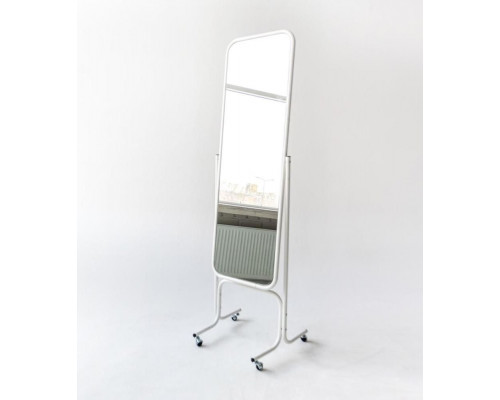 5МD-05* (белый матовый) Зеркало двустороннее с изм. угла, 550х1700x550мм, зер. пол. 1400х445мм