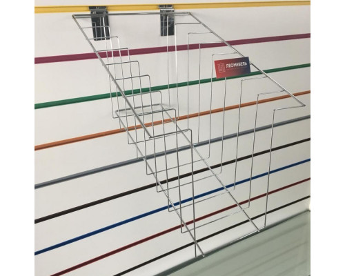 A120-8c - Держатель для рубашек на 8 ячеек 288х426х236Н мм, хром