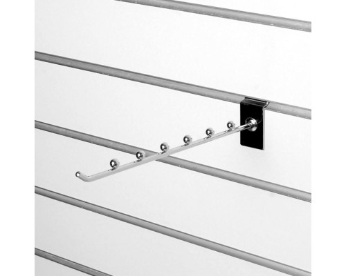 A134-300 Кронштейн прямой с 6-ю шариками, d=6мм, длина 300мм, хром