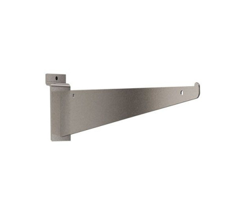 A222c Кронштейн под полку, длина 300 мм с уплотнителем, хром