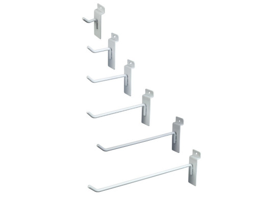 A*293/4 Крючок, длина 250мм, d=4мм, без наконечника, белый