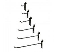 A*293/4 Крючок, длина 250мм, d=4мм, без наконечника, черный