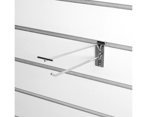 A325-250, d.5, Type 1 Крючок одинарный под ценникодержатель (А327-А328) длина 250 мм, d=5mm, хром