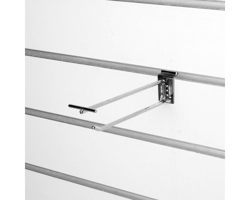 A325/100, d.5, Type2 Крючок одинарный прямой под ценникодержатель(А327-А328) длина100мм, d=5mm, хром