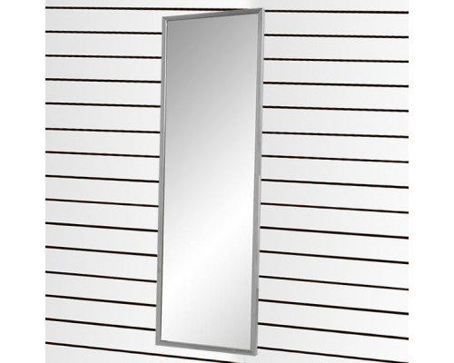 ASTM-03/12Е (хром) Зеркало навесное на Экономпанель,1200х425мм, полотно 1150х375мм