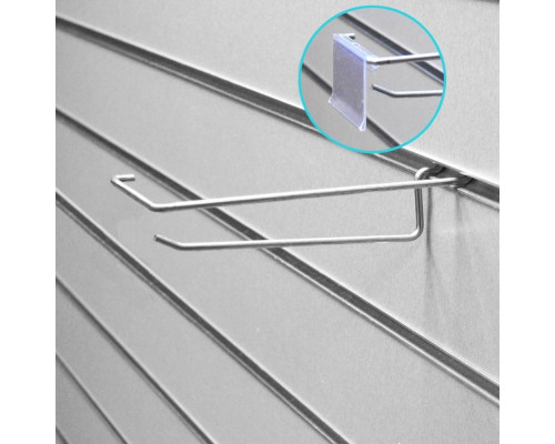 ЕК325-200 Крючок без ценникодержателя, L=200мм, цинк