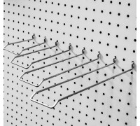 ЕКР553 Крючок для ценникодержателя для перфорированной панели, L=250мм