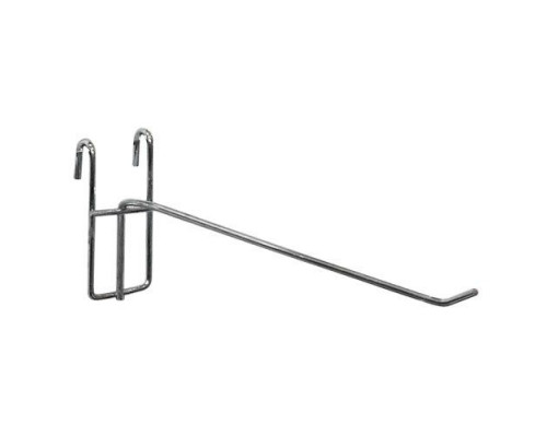 FG291-1 (L3/D5) Крючок на сетку 150мм, d.5мм (крепление пруток), хром