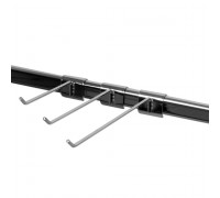 H001-150/4 Крючок на овальную трубу, L=150мм, d=4мм, хром