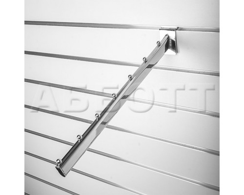 A111-7b/c Кронштейн наклонный с 7-ю шариками, длина 400мм хром