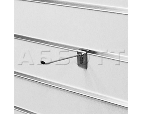 F291/6c Крючок 150мм, d=6мм, с наконечником, хром