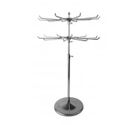 QXD019/GO-F2 Вешало настольное 2-х ярусное, H=700мм, хром