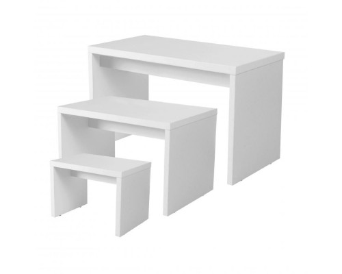 TL-L Столик ЛДСП(2х18мм) большой, 1200х600х900Н мм, белый шагрень