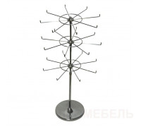 Z3-026А/с Вешало трехъярусное, d330мм, H=850мм, хром (2 элемента)