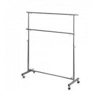 Z1-025с Вешало П-образное с 2-мя перекладинами, L=1200-2100мм, H=2000мм, хром