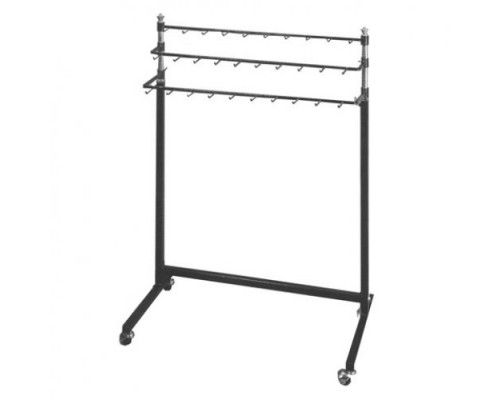 Z3-032 Вешало трехъярусное с крючками, L=900мм, H=1700мм, черное