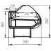 Витрина Айсберг Эллада-СНП 1,7 холодильная универсальная
