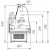 Витрина Айсберг Оптима-К 1,6 кондитерская холодильная
