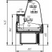 Витрина Айсберг Люкс Оптима-К 1,3 кондитерская холодильная