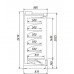 Холодильная горка Ариада Женева-1 ВС 55.85L-2500
