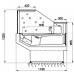 Холодильная витрина Ариада Гамбург ВС58-3750 встроенный холод