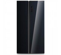 Холодильник Side-by-side с черными стеклянными дверьми Бирюса SBS 587 BG