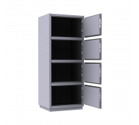 Шкаф металлический четырехячеечный