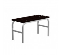 Скамья гардеробная с пластиковым настилом 1000