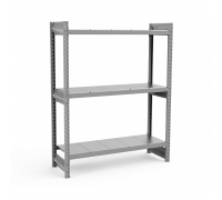 Стеллаж грузовой СГР оцинкованный 1500х1200х800 3 яруса