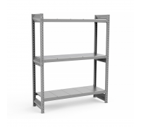 Стеллаж грузовой СГР оцинкованный 1500х1500х1000 3 яруса