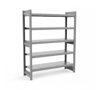 Стеллаж грузовой СГР оцинкованный 2500х900х600 5 ярусов