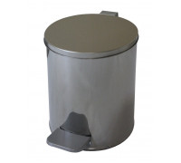 Урна с педалью 7 литров хром