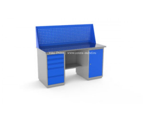 Верстак двухтумбовый ВС-1800/Т1/Т2 №812