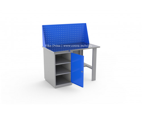 Верстак однотумбовый ВС-1400/Т1/0 №410