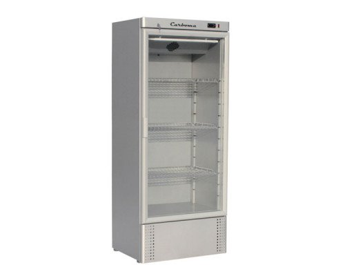 Шкаф Carboma V 560 C холодильный универсальный двери стекло