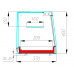 Витрина барная холодильная Carboma Cube Bar AC37 SM 1,0-11 с полкой
