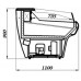 Открытая холодильная витрина Carboma ВХСл 1,5 рыба на льду G110 SP 1,5-2