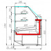 Витрина холодильная Casablanca КС95 VM 1,5-1 динамика