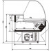 Витрина Фантазия 1,6 Холодильная (динамическое охлаждение)