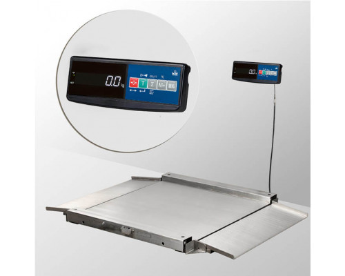 Весы 4D-LA.S-10/10-1500-A напольные электронные низкопрофильные до 1500 кг