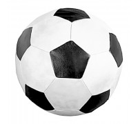 Пуфик футбольный мяч малый Банкетка (пуфик), белый/черный, стандарт