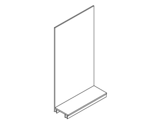 Стеллаж пристенный ST 002.001