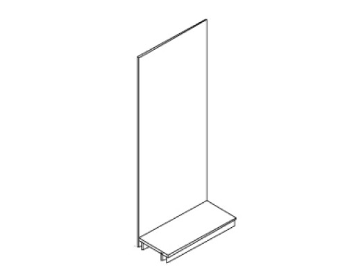 Стеллаж пристенный ST 002.002