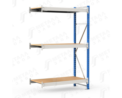 SGR-V-ДСП 1283-2.0 ДС стеллаж до 500 кг на ярус ДСП полка