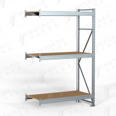 SGR-V-Zn-ДСП 1283-2.0 ДС стеллаж оцинкованный до 500 кг на ярус ДСП полка
