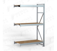 SGR-V-Zn-ДСП 1563-2.0 ДС стеллаж оцинкованный до 500 кг на ярус ДСП полка