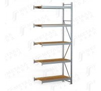 SGR-V-Zn-ДСП 2165-3.0 ДС стеллаж оцинкованный до 500 кг на ярус ДСП полка