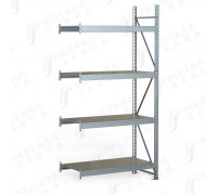 SGR-V-Zn Стеллаж 1864-2,5-DS оцинкованный до 500 кг на ярус