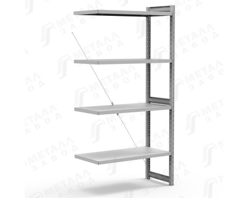 СКУ Стеллаж 1244 (2485)-ДС до 200 кг на полку