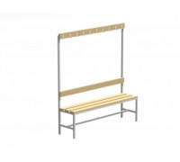 Скамья гардеробная с вешалкой (сосна)